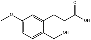 2-(Hydroxymethyl)-5-methoxyphenylpropanoic acid 结构式