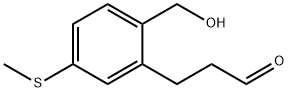 4-(Methylthio)-2-(3-oxopropyl)benzyl alcohol 结构式