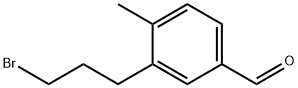 3-(3-Bromopropyl)-4-methylbenzaldehyde 结构式
