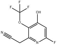 6-Fluoro-4-hydroxy-3-(trifluoromethoxy)pyridine-2-acetonitrile