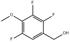 (2,3,5-三氟-4-甲氧基苯基)甲醇 结构式
