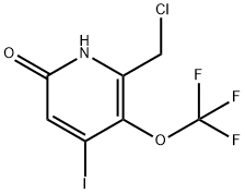 2-(Chloromethyl)-6-hydroxy-4-iodo-3-(trifluoromethoxy)pyridine