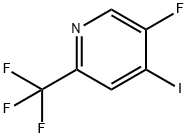 5-氟-4-碘-2-(三氟甲基)吡啶 结构式