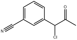 1-Chloro-1-(3-cyanophenyl)propan-2-one 结构式