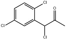 1-Chloro-1-(2,5-dichlorophenyl)propan-2-one 结构式