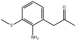 1-(2-Amino-3-(methylthio)phenyl)propan-2-one 结构式