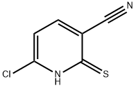 6-Chloro-2-mercaptonicotinonitrile 结构式