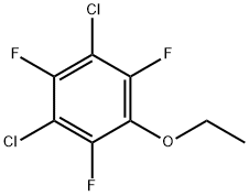1,3-Dichloro-5-ethoxy-2,4,6-trifluorobenzene 结构式