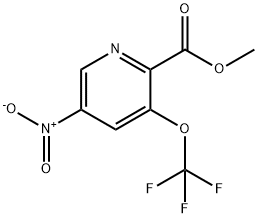 Methyl 5-nitro-3-(trifluoromethoxy)pyridine-2-carboxylate 结构式