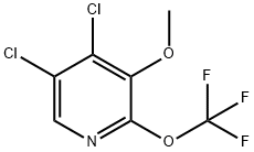 4,5-Dichloro-3-methoxy-2-(trifluoromethoxy)pyridine 结构式
