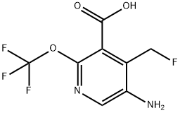 5-Amino-4-(fluoromethyl)-2-(trifluoromethoxy)pyridine-3-carboxylic acid