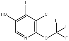 3-Chloro-5-hydroxy-4-iodo-2-(trifluoromethoxy)pyridine