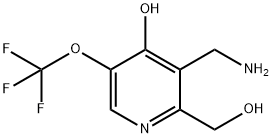 3-(Aminomethyl)-4-hydroxy-5-(trifluoromethoxy)pyridine-2-methanol