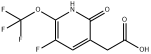 3-Fluoro-6-hydroxy-2-(trifluoromethoxy)pyridine-5-acetic acid