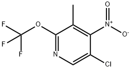 5-Chloro-3-methyl-4-nitro-2-(trifluoromethoxy)pyridine 结构式