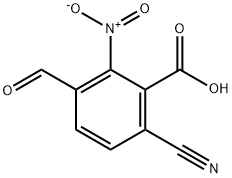 6-Cyano-3-formyl-2-nitrobenzoic acid 结构式