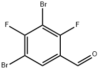 Benzaldehyde, 3,5-dibromo-2,4-difluoro- 结构式