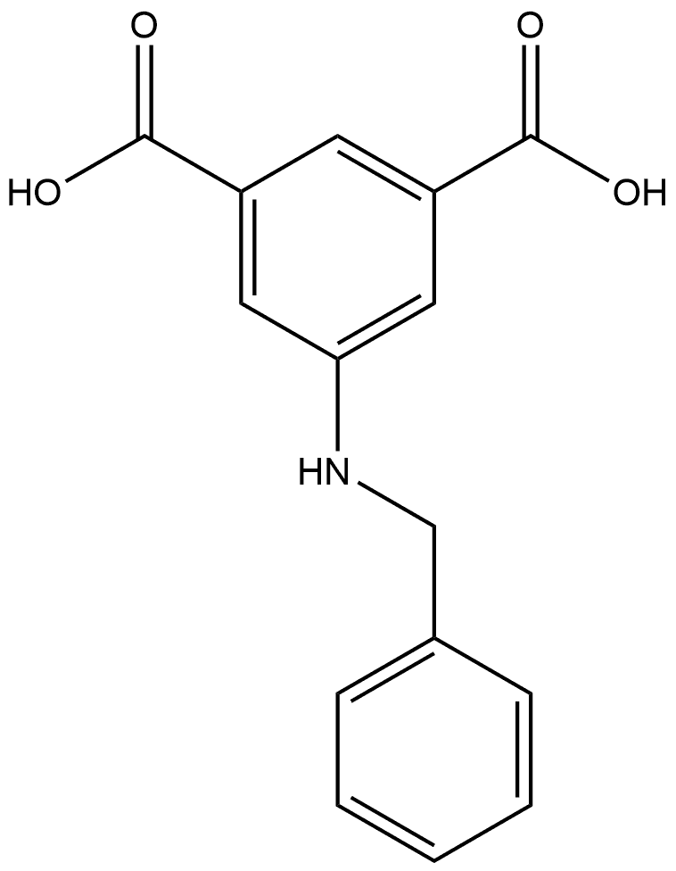 5-(benzylamino)isophthalic acid 结构式