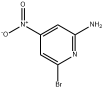 6-溴-4-硝基吡啶-2-胺 结构式