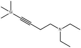 N,N-Diethyl-4-(trimethylsilyl)but-3-yn-1-amine 结构式