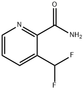 3-(Difluoromethyl)pyridine-2-carboxamide 结构式