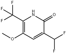 3-(Difluoromethyl)-2-hydroxy-5-methoxy-6-(trifluoromethyl)pyridine 结构式