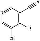 4-氯-5-羟基烟腈 结构式