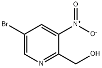 (5-溴-3-硝基吡啶-2-基)甲醇 结构式