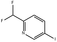 2-(二氟甲基)-5-碘吡啶 结构式