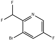 3-溴-2-(二氟甲基)-5-氟吡啶 结构式