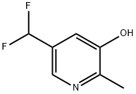 5-(二氟甲基)-2-甲基吡啶-3-醇 结构式