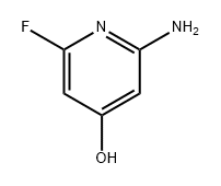 2-氨基-6-氟吡啶-4-醇 结构式