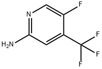 5-氟-4-(三氟甲基)吡啶-2-胺 结构式