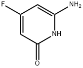 2(1H)-Pyridinone, 6-amino-4-fluoro- 结构式