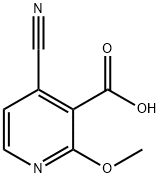 4-氰基-2-甲氧基烟酸 结构式