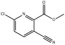 6-氯-3-氰基吡啶甲酸甲酯 结构式