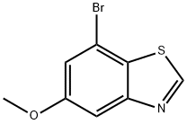 7-溴-5-甲氧基苯并[D]噻唑 结构式