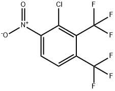 1,2-Bis(trifluoromethyl)-3-chloro-4-nitrobenzene 结构式