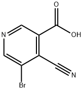 5-溴-4-氰基鸟氨酸 结构式