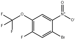 1-溴-5-氟-2-硝基-4-(三氟甲氧基)苯 结构式