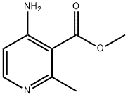 3-Pyridinecarboxylic acid, 4-amino-2-methyl-, methyl ester 结构式