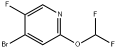 4-溴-2-(二氟甲氧基)-5-氟吡啶 结构式