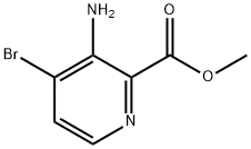 3-氨基-4-溴吡啶甲酸甲酯 结构式