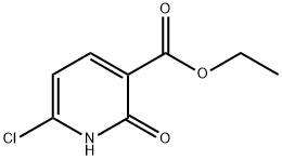 6-氯-2-氧代-1,2-二氢吡啶-3-羧酸乙酯 结构式