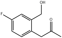 1-(4-Fluoro-2-(hydroxymethyl)phenyl)propan-2-one 结构式