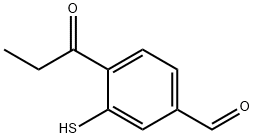 3-Mercapto-4-propionylbenzaldehyde 结构式