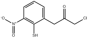 2-(3-Chloro-2-oxopropyl)-6-nitrothiophenol 结构式