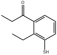 1-(2-Ethyl-3-mercaptophenyl)propan-1-one 结构式