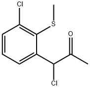 1-Chloro-1-(3-chloro-2-(methylthio)phenyl)propan-2-one 结构式