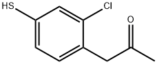 1-(2-Chloro-4-mercaptophenyl)propan-2-one 结构式